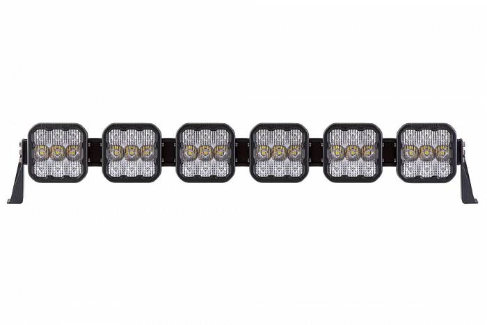 LED-балка SS5 Pro Universal 6 фар, янтарный водительский свет